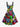 Gothic Plus Size Skull Candy Chocolate Print A Line Dress
