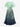 Gothic Plus Size Skull Octopus Jellyfish Print Ombre Split Pocket A Line Midi Dress
