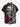 Gothic Plus Size Skull Flower Vintage Plant Print Button Pocket Shirt For Men