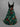 Gothic Plus Size Christmas Leaf Holly Print Twist A Line Dress