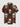 Gothic Plus Size Christmas Flower Leaf Pine Skulls Print Button Pocket Shirt For Men