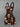 Gothic Christmas Flower Leaf Pine Skulls Print Lace Up A Line Dress