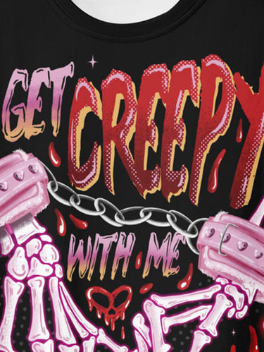 💗Tabbytragedy Loves💗 Gothic Plus Size Graphic Tee